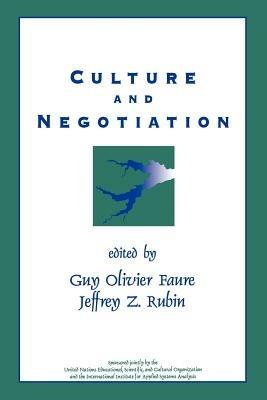 Culture and Negotiation: The Resolution of Water Disputes - cover