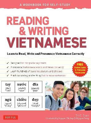 Reading & Writing Vietnamese: A Workbook for Self-Study: Learn to Read, Write and Pronounce Vietnamese Correctly  (Online Audio & Printable Flash Cards) - Tri C. Tran - cover