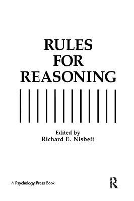 Rules for Reasoning - cover