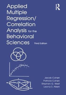 Applied Multiple Regression/Correlation Analysis for the Behavioral Sciences - Jacob Cohen,Patricia Cohen,Stephen G. West - cover