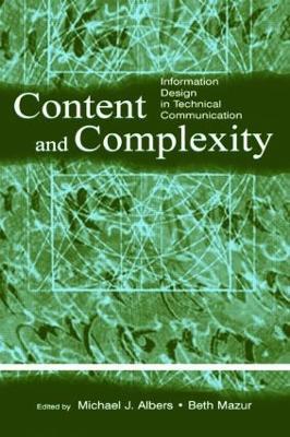 Content and Complexity: information Design in Technical Communication - cover