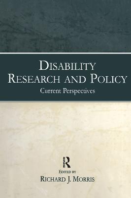 Disability Research and Policy: Current Perspectives - cover