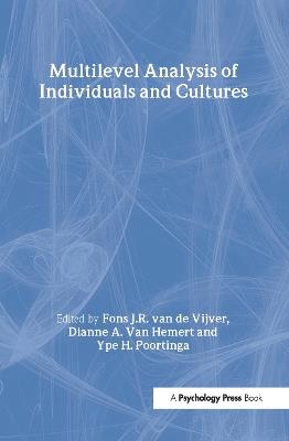 Multilevel Analysis of Individuals and Cultures - Fons J.R. van de Vijver,Dianne A. Van Hemert,Ype H. Poortinga - cover