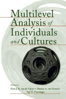 Multilevel Analysis of Individuals and Cultures - Fons J.R. van de Vijver,Dianne A. Van Hemert,Ype H. Poortinga - cover