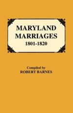 Maryland Marriages 1801-1820