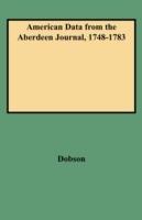 American Data from the Aberdeen Journal, 1748-1783 - David Dobson - cover
