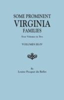 Some Prominent Virginia Families. Four Volumes in Two. Volumes III-IV