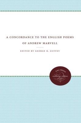 A Concordance to the English Poems of Andrew Marvell - cover