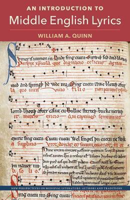 An Introduction to Middle English Lyrics - William A. Quinn - cover
