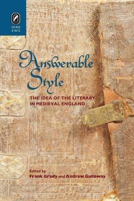 Answerable Style: The Idea of the Literary in Medieval England - cover