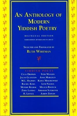 An Anthology of Modern Yiddish Poetry - cover