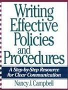 Writing Effective Policies and Procedures: A Step-by-step Resource for Clear Communication