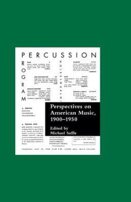Perspectives on American Music, 1900-1950 - cover