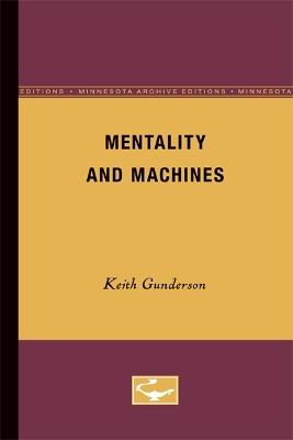 Mentality and Machines - Keith Gunderson - cover