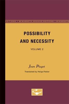 Possibility and Necessity: Volume 1 - Jean Piaget - cover