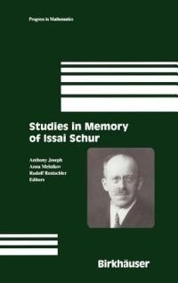 Studies in Memory of Issai Schur - cover