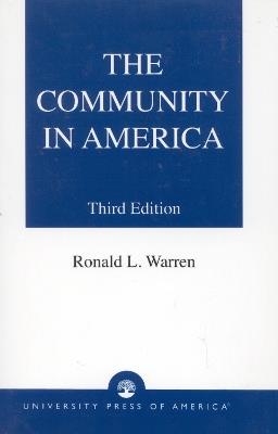 The Community in America - Roland Warren - cover