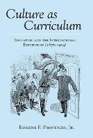 Culture as Curriculum: Education and the International Expositions (1876-1904) - Eugene F. Provenzo, Jr. - cover
