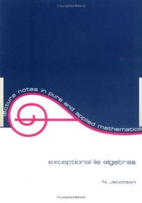 Exceptional Lie Algebras - N. Jacobson - cover