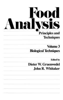 Food Analysis: Principles and Techniques (In 4 Volumes) - cover