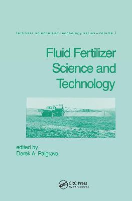 Fluid Fertilizer Science and Technology - Palgrave - cover
