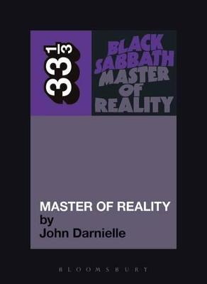 Black Sabbath's Master of Reality - John Darnielle - cover