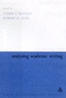 Analysing Academic Writing - Louise Ravelli,Robert Ellis - cover