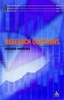 Research Questions - Richard Andrews - cover