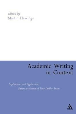 Academic Writing in Context: Implications and Applications - cover