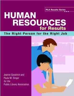 Human Resources for Results: The Right Person for the Right Job - cover