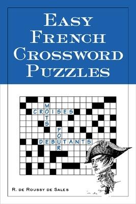 Easy French Crossword Puzzles - R. Sales - cover