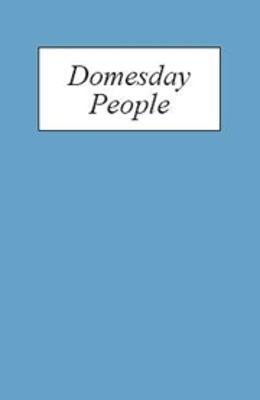 Domesday People: A Prosopography of Persons Occurring in English Documents 1066-1166 I: Domesday Book - K S B Keats-Rohan - cover