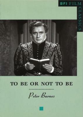 To be or Not to be - Peter Barnes - cover