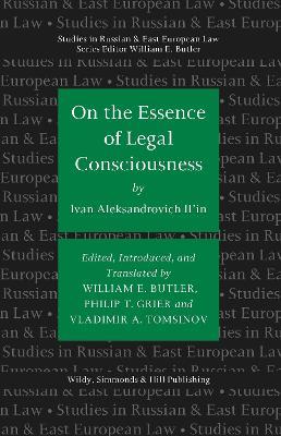 On the Essence of Legal Consciousness - Ivan Il’in - cover