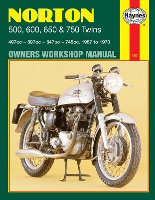 Norton 500, 600, 650 & 750 Twins (57 - 70) Haynes Repair Manual - Haynes Publishing - cover