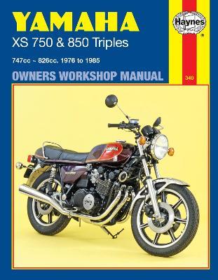 Yamaha XS750 & 850 Triples (76 - 85) Haynes Repair Manual - Haynes Publishing - cover