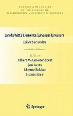 Jan de Witt’s Elementa Curvarum Linearum: Liber Secundus
