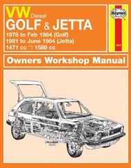 VW Golf & Jetta Mk 1 Diesel (78 - 84) Haynes Repair Manual: 1978-84