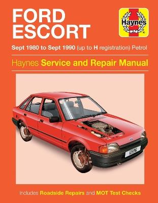 Ford Escort Petrol (Sept 80 - Sept 90) Haynes Repair Manual - Haynes Publishing - cover