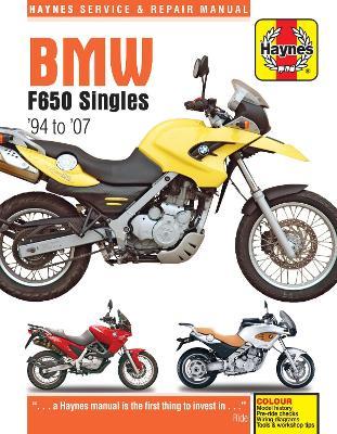 BMW F650 Singles (94 - 07) Haynes Repair Manual - Haynes Publishing - cover
