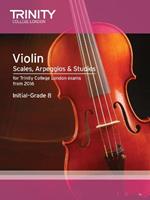 Violin Scales, Arpeggios & Studies Initial–Grade 8 from 2016