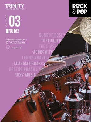 Trinity College London Rock & Pop 2018 Drums Grade 3 - cover