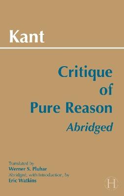 Critique of Pure Reason, Abridged - Immanuel Kant - cover