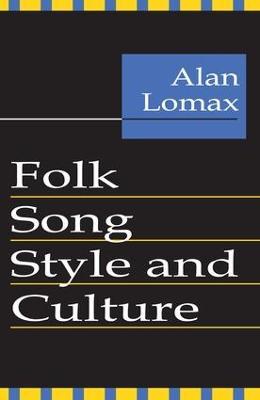 Folk Song Style and Culture - Alan Lomax - cover