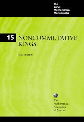 Noncommutative Rings - I. N. Herstein - cover