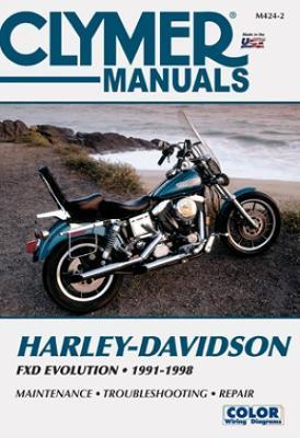 Harley-Davidson FXD Evolution Motorcycle (1991-1998) Clymer Repair Manual - Haynes Publishing - cover