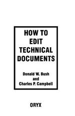 How to Edit Technical Documents