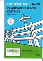 Chiltern Society Footpath Map No. 13 Beaconsfield and District: Eighth Edition - In Colour