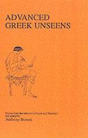 Advanced Greek Unseens - cover