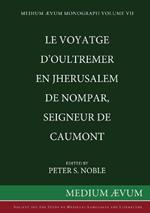 Le Voyatge D'Oultremer en Jherusalem de Nompar, Seigneur de Caumont